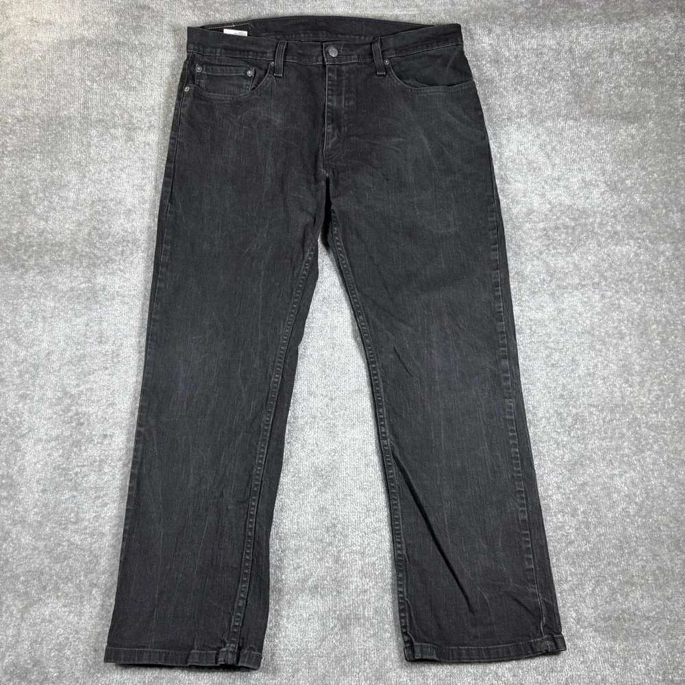 Levis 559‎ Jeans Men's 36x30 Black Denim Relaxed Straight Fit
